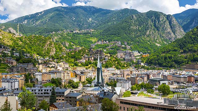 Vista panoramica di Andorra
